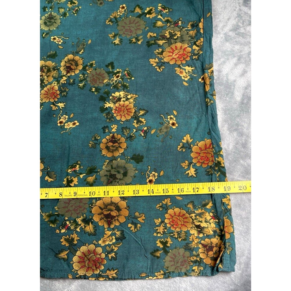 Natural Life NEW! floral tank smocked palazzo wide leg jumpsuit summer Medium - Picture 10 of 10